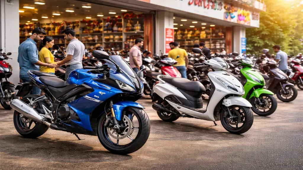 Two-Wheeler Sales in India Cross 2 Crore Units Mark